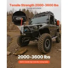 VEVOR Trailer Hitch Winch Mount for Select Polaris Ranger Models (2010-2021)