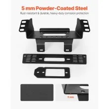 VEVOR Trailer Hitch Winch Mount for Select Polaris Ranger Models (2010-2021)