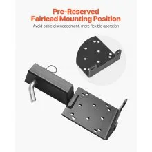 VEVOR Winch Mount 3600 lbs Trailer Hitch Winch Mount with 2-inch Receiver