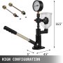 VEVOR Diesel Injector Nozzle Pressure Tester, Fuel Injector Nozzles Tester with Dual Scale Gauge to Adjust Injector Nozzle Pressure and Test Diesel Injector Nozzle Pop Pressure