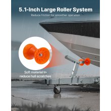 VEVOR Boat Trailer Winch Stand with Roller Adjustable Height Boat Winch Mount