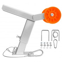 VEVOR Boat Trailer Winch Stand with Roller Adjustable Height Boat Winch Mount