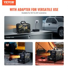 VEVOR Diesel Air Heater Diesel Heater 8KW 12V/24V Bluetooth APP Remote Control