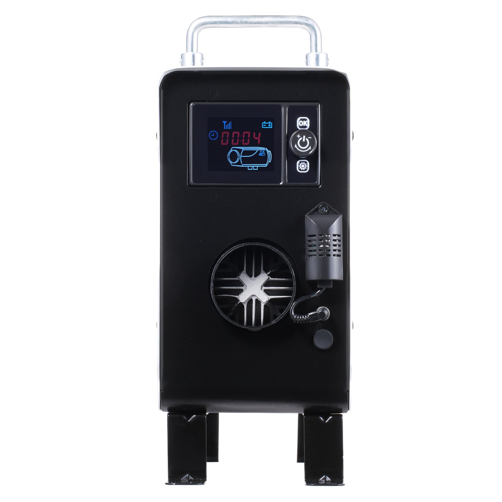 VEVOR 2KW Diesel Heater, 12V/24V All in One Diesel Air Heater, with Bluetooth APP Control, Remote Control and Display Screen, CO Alarm, Fast Heating Portable Diesel Heater for Vehicles and Outdoors
