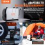 Dieselový ohrievač VEVOR 5-8KW, dieselový ohrievač vzduchu všetko v jednom s diaľkovým ovládaním a LCD obrazovkou, rýchly ohrev s nízkou hlučnosťou, prenosný naftový ohrievač pre nákladné auto Van RV príves Camper a interiéry