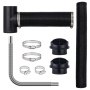 VEVOR Diesel Heater Pipe Ducting Set, 3" Extendable Air Duct Hose, 1" Stainless Steel Exhaust Pipe, 2 Air Vents, Tee Air Outlet Connector and Hose Clamps, for 5KW/8KW Diesel Parking Heaters