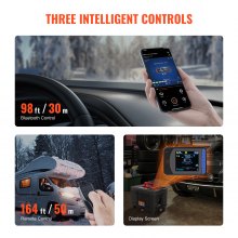 VEVOR Diesel Air Heater 12V/24V 8KW Bluetooth APP Remote Control for Vehicles