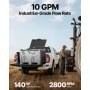 Portable Diesel Tank 8 Gal DEF & 106 Gal Fuel Storage Tank Pump Hose 10GPM