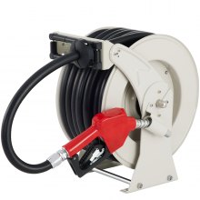 Retractable Hose Reel, 5/8 inch x 90 ft, Any Length Lock & Automatic Rewind  Water
