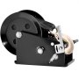 VEVOR Hand Winch, 1587.6 kg Pulling Capacity, Boat Trailer Winch Heavy Duty Rope Crank with 1005.8 cm Polyester Strap and Two-Way Ratchet, Manual Operated Hand Crank Winch for Trailer, Boat or ATV Towing