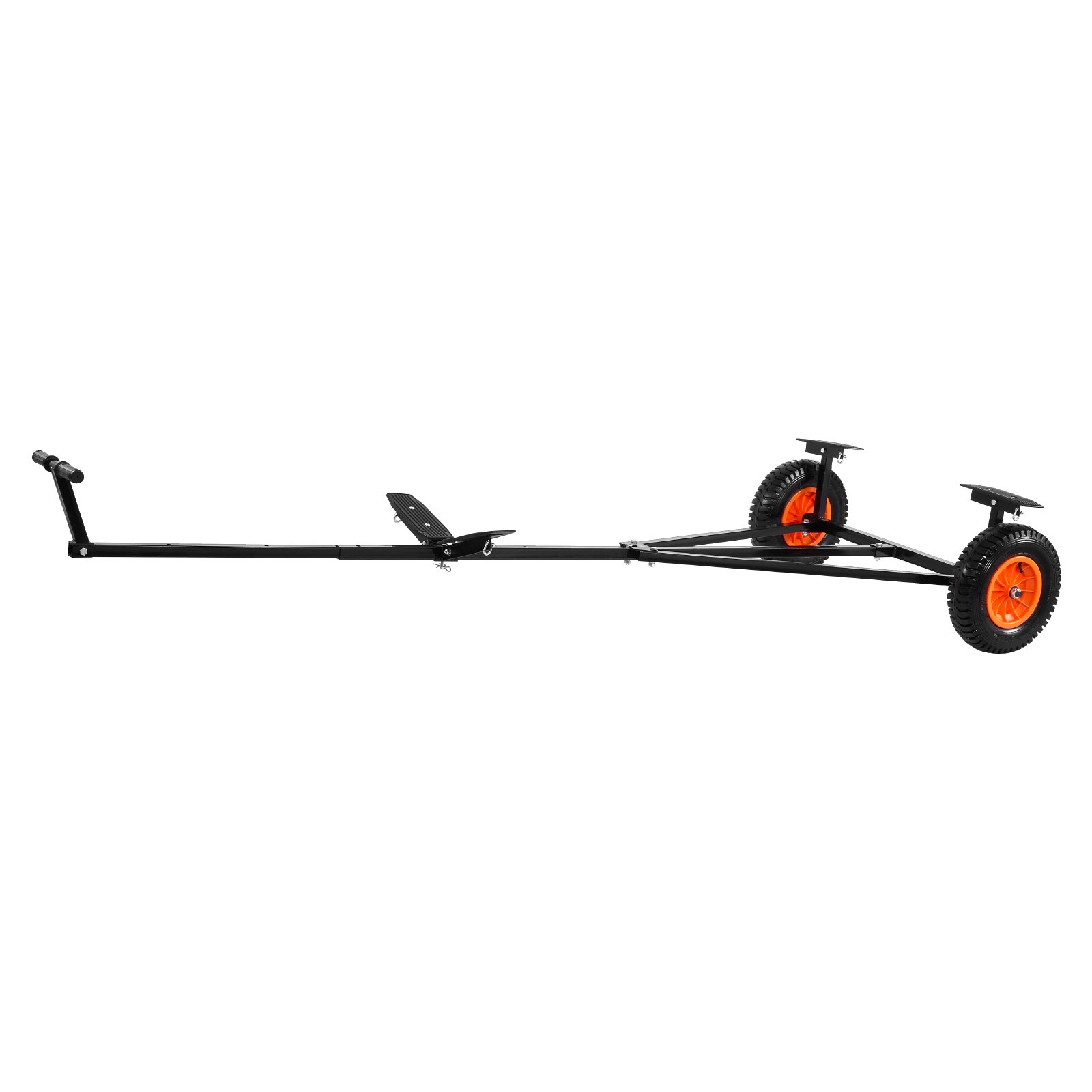 VEVOR Boat Trailer Dolly, 420lbs Load Capacity, Carbon Steel Trailer Mover with Adjustable Length, 15.7 in Pneumatic Tires and Nonslip Support Bracket, for Moving Kayak Motorboat Fishing Boat