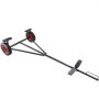 VEVOR boat trailer dolly with red wheels and black frame for easy boat transport