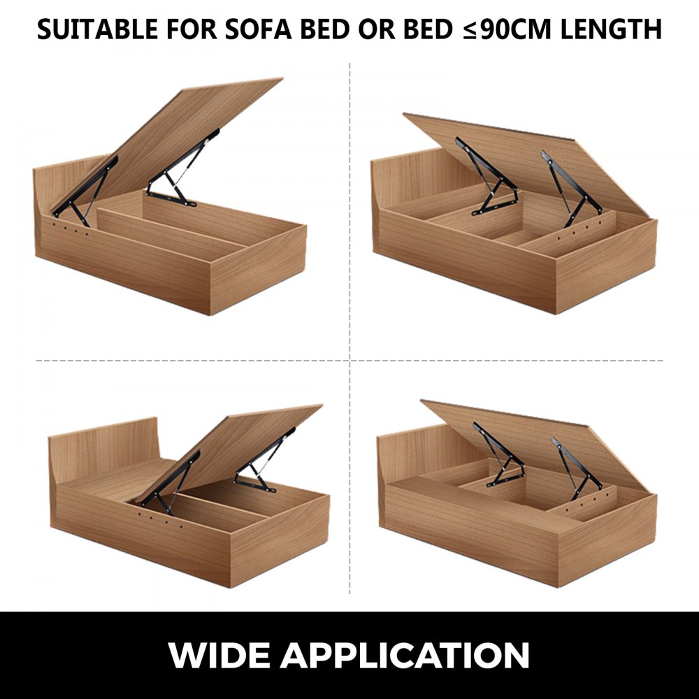 24" Bed Lift Hydraulic Mechanisms For Sofa Bed Durability Heavy Duty Hardware