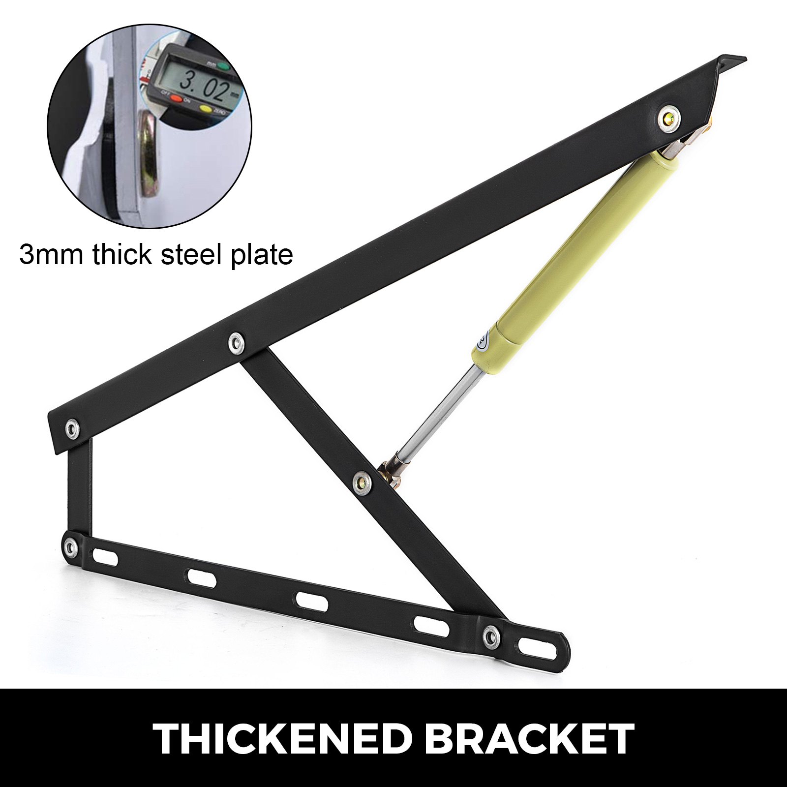 24" Bed Lift Hydraulic Mechanisms For Sofa Bed Durability Heavy Duty Hardware