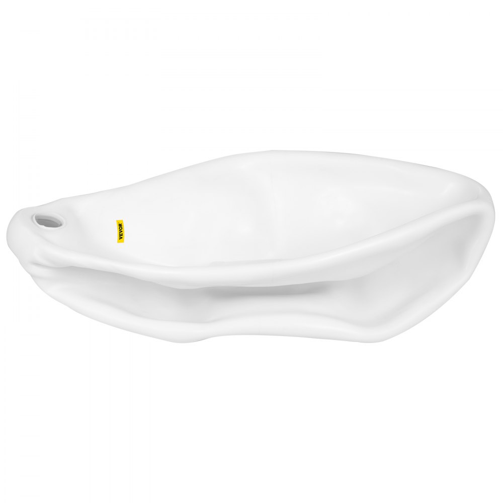 VEVOR Boat Buoy Ball, 27\" Diameter Inflatable Heavy-Duty Marine-Grade Vinyl Marker Buoy, Round Boat Mooring Buoy, Anchoring, Rafting, Marking, Fishing, White