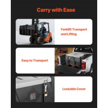 Portable Diesel Tank 128 Gal Diesel Fuel Tank with 12V Transfer Pump 10GPM Black