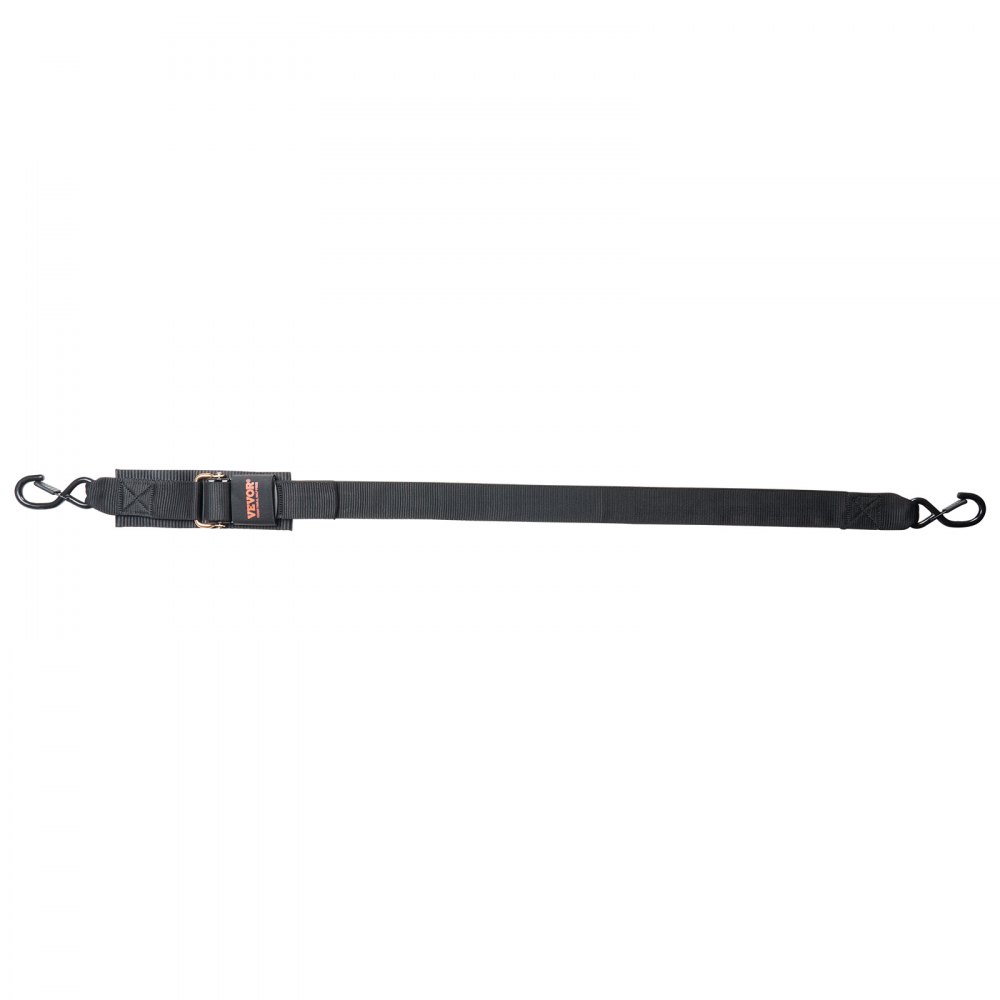 VEVOR Boat Trailer Transom Straps, 2 in x 4 ft Ratchet Tie Down Straps with Security Lock S Hooks, 2 Pack Heavy Duty Ratchet Tie Down Straps with 1500 lbs Break Strength, for Trailers, Vehicles, Boat