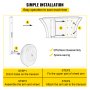 VEVOR Boat Launching Wheels, 15" Boat Transom Launching Wheel, 300 LBS Loading Capacity Inflatable Boat Launch Wheels, Aluminium Alloy Transom Launching Dolly Wheels with 4 PCS of Quick Release Pins