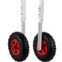 VEVOR Boat Launching Wheels, 12\" Boat Transom Launching Wheel, 600 LBS Loading Capacity Inflatable Boat Launch Wheels, Aluminium Alloy Transom Launching Dolly Wheels with 4 PCS of Quick Release Pins