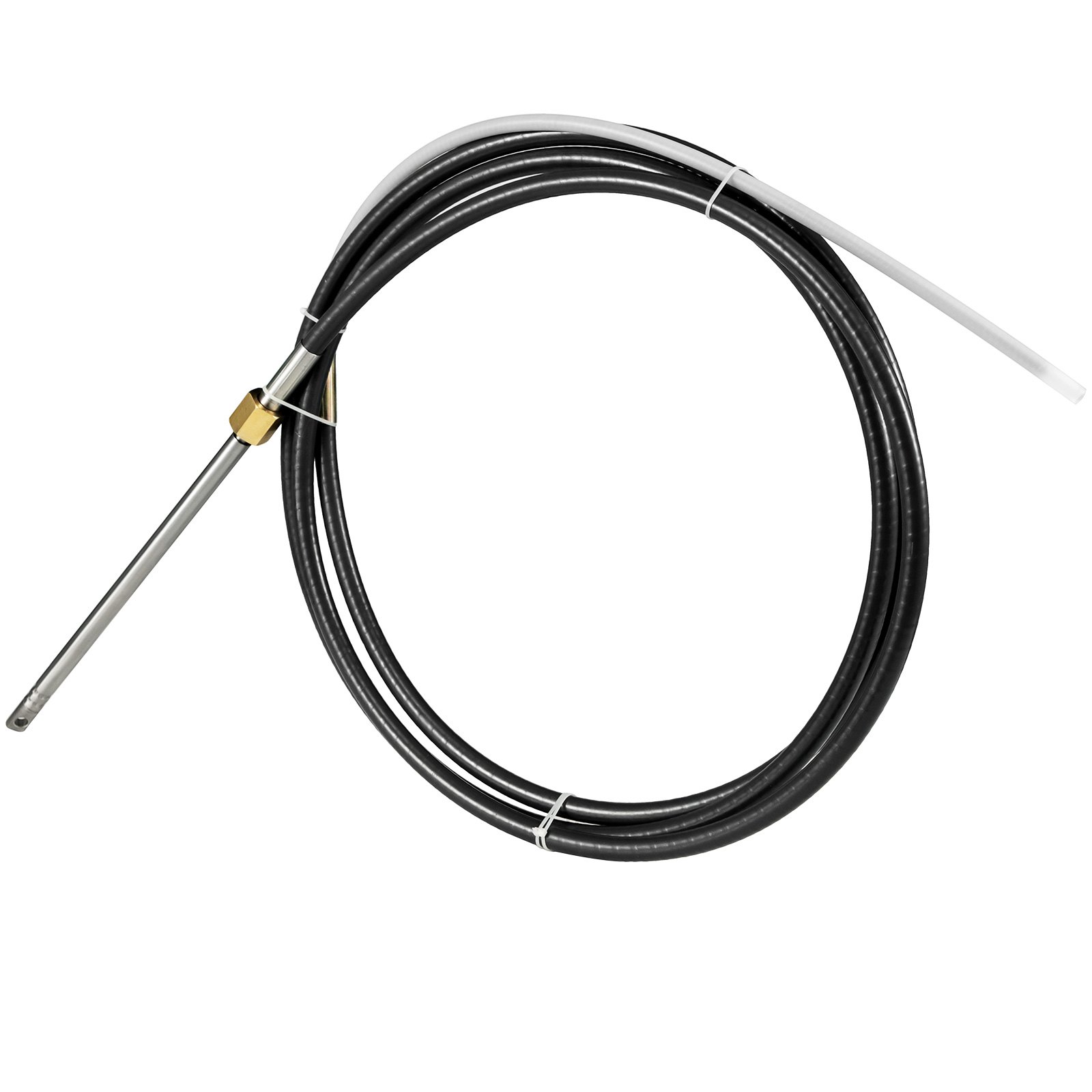 VEVOR Boat Steering Cable 14ft Rotary Mechanical Steering Cable 14' Outboard Steering Cable for Single Station Boat Marine Boat Control Steering Cable