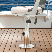 VEVOR Boat Seat Pedestal Forward & Backward Sliding Adjustment Boat Chair Base