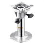 VEVOR Boat Seat Pedestal, Adjustable Height from 12.76 to 18.7 Inches, Aluminum Alloy Boat Chair Base with Locking Design, Waterproof & Rust-resistant, Ideal for Fishing and Boating Enthusiasts
