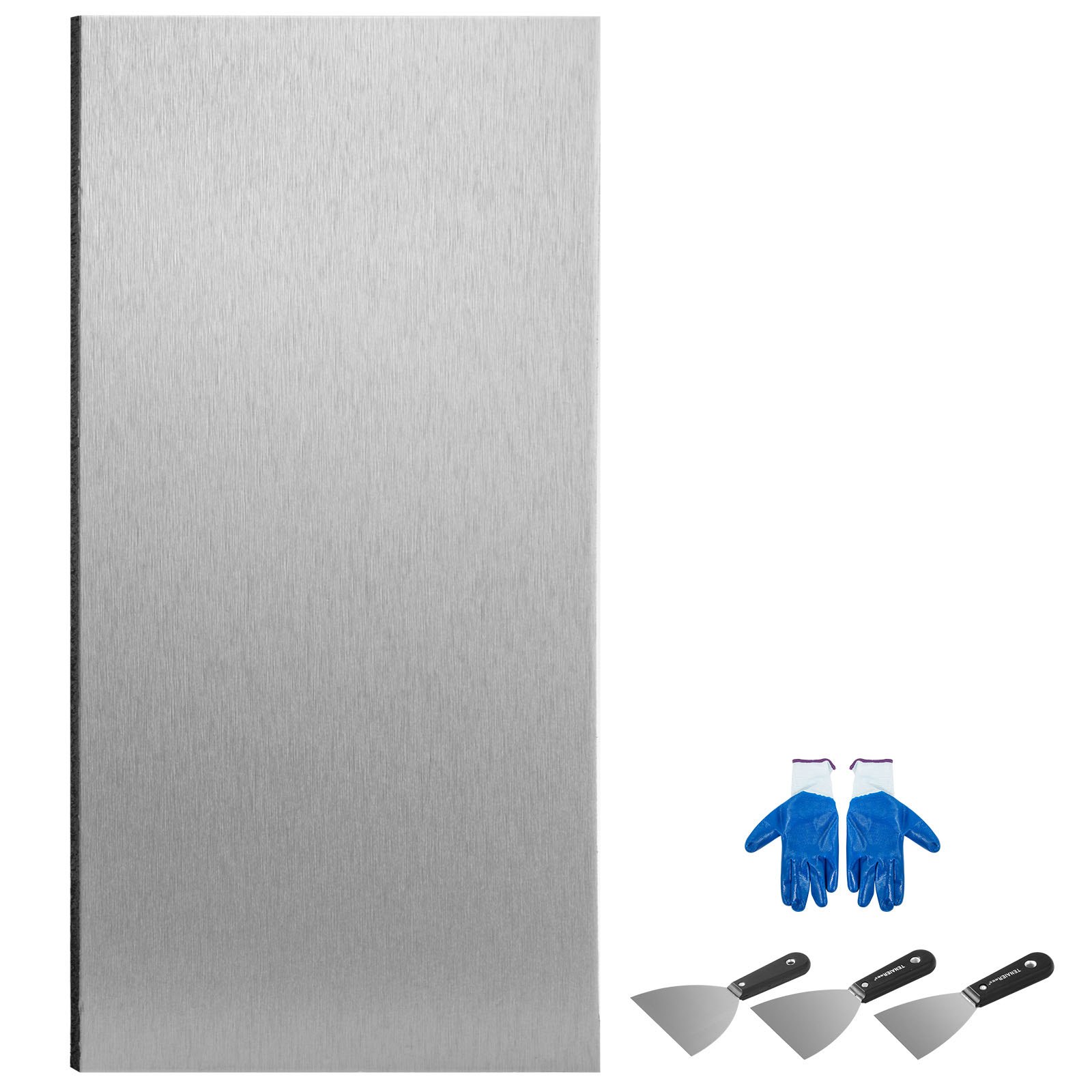 100pcs Peel And Stick Tile Self-adhesive Metal Backsplash Tile For Kitchen Bath