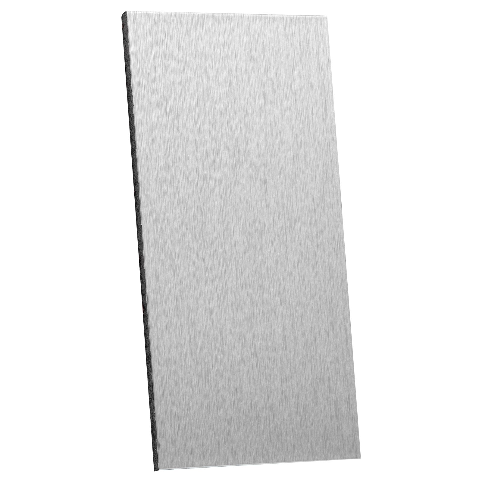 VEVOR Stainless Steel Backsplash Tiles 12 x 4 Inches Metal Tiles Backsplash 30 Pack , Self-Adhesive Metal Brushed Aluminum backsplash for Kitchen or Bathroom