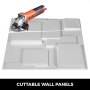 3d Wall Panels Pvc Home Decor Brick Modern Diy Tile Panels 19.7"x19.7" 35 Sqft