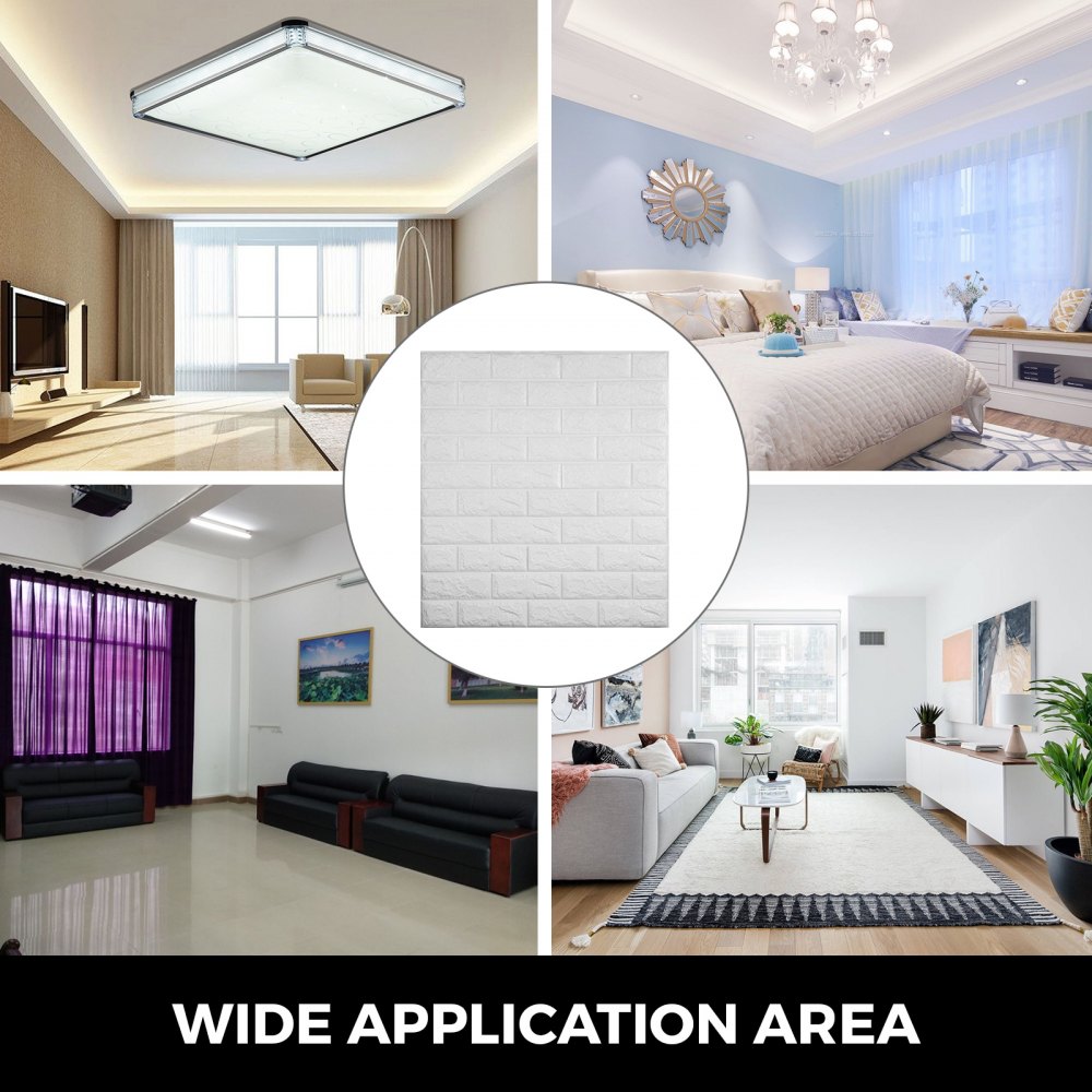 Waterproof 3d Wall Sticker Brick Diy Pe Foam Panel Home Room Kitchen Decor 22pcs