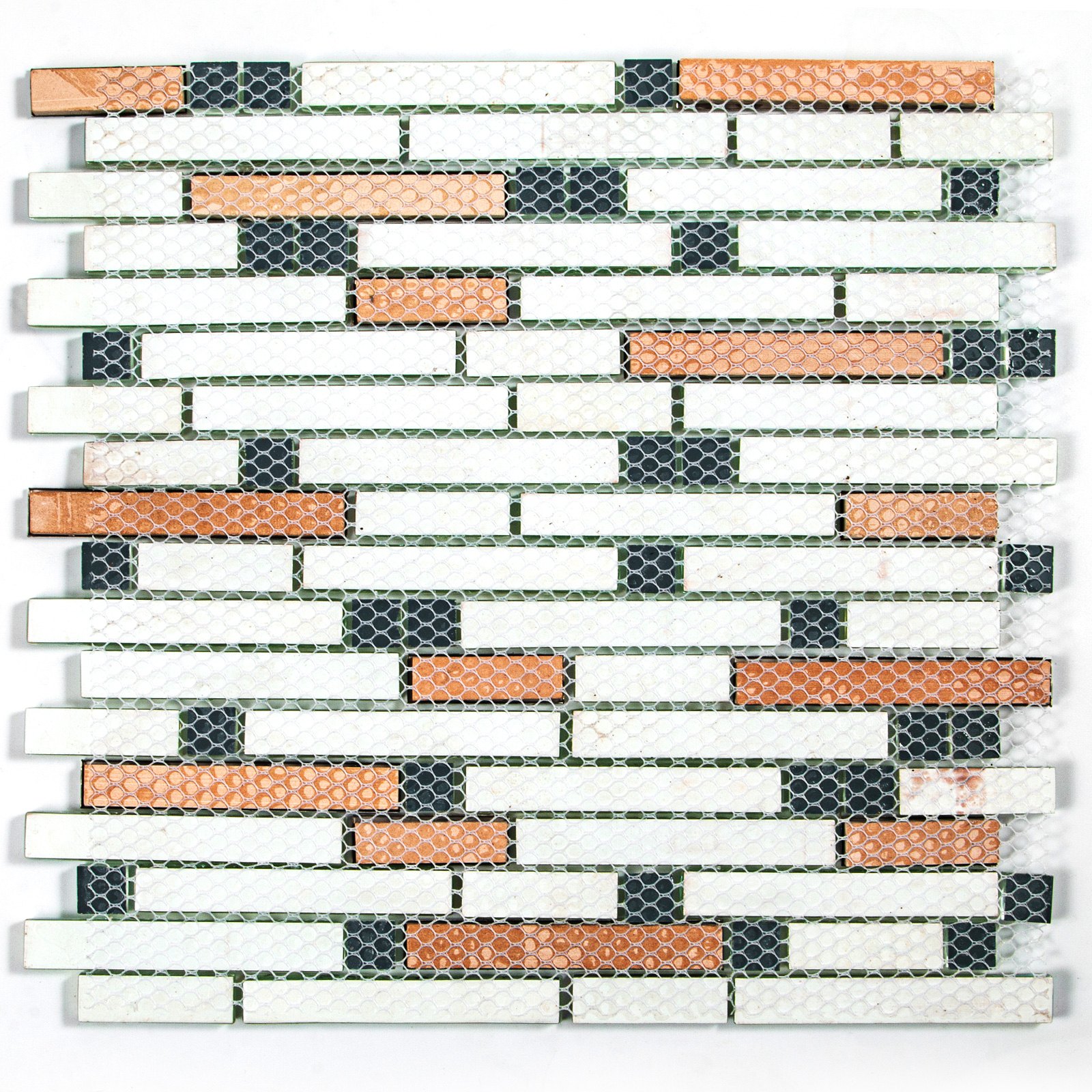 Glass Backsplash Tile 6 Sq Feet Interlocking Tile Mosaic Tile For Kitchen Decor