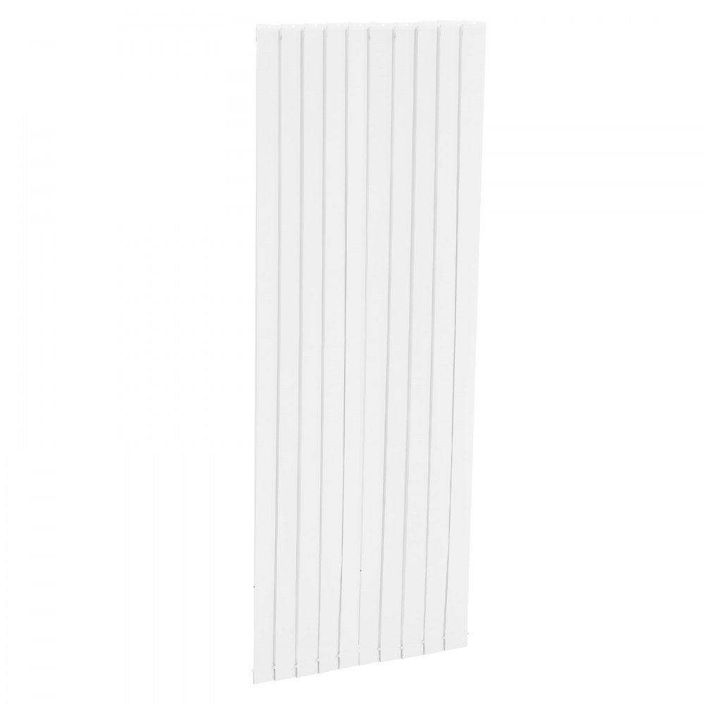 VEVOR Vertical Blind Replacement Slats, 10 Pcs Blind Slats with Connector, Counterweight Block, and Rope, Smooth Surface Polyester, Adjustable for Bedroom, Office, Living Room, Conference Room, White