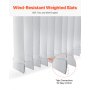 Vertical Blind Replacement Slats 10 Pcs Blind Slats Adjustable Smooth Surface