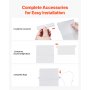 Vertical Blind Replacement Slats 10 Pcs Blind Slats Adjustable Smooth Surface