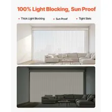 Vertical Blind Replacement Slats 10 Pcs Blind Slats Adjustable Smooth Surface
