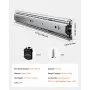 VEVOR Drawer Slides, 18 inch, 10 Pairs Full Extension Ball Bearing Cabinet Rails, 100 LB Load Capacity Heavy Duty Side Mount Dresser Drawer Slides, Drawer Track Runners for Kitchen DIY Replacement