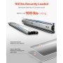 VEVOR Drawer Slides, 22 inch, 10 Pairs Full Extension Ball Bearing Cabinet Rails, 100 LB Load Capacity Heavy Duty Side Mount Dresser Drawer Slides, Drawer Track Runners for Kitchen DIY Replacement