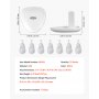 VEVOR Outlet Covers, 70 Pack, Plug Covers for Electrical Outlets, Secure Electric Socket Protector Caps with Shock Prevention, Easy Installation, Insulated ABS, for Home Wall Power Sockets, White