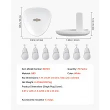 Outlet Covers Plug Covers for Electrical Outlets Socket Protector Caps 70 Pack