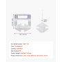VEVOR Tile Leveling System Clips, 2200-Piece DIY Tile Leveler Spacers, 1/16"(1.5 mm) Tile Leveler Clips, Tile Leveling System Tile Installation Tools for Professional Ceramic Tile, Stone Installation