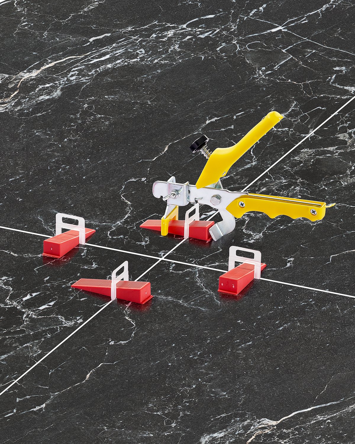 VEVOR Tile Leveling System, 1/8 Inch(3 mm) with 1pc Tile Plier, 700 PCS DIY Tile Leveler Spacers Clips and 200 PCS Reusable Wedges, Tile Tools Set for Professional Ceramic Tile and Stone Installation