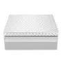 VEVOR Truck Bed Tool Box, Heavy Duty Aluminum Tool Box with Diamond Plate, Storage Toolbox Chest Organizer Supports up to 100 kg, Ideal for Pickup, Truck Bed, RV, Trailer, 770 x 610 x 230 mm, Silver