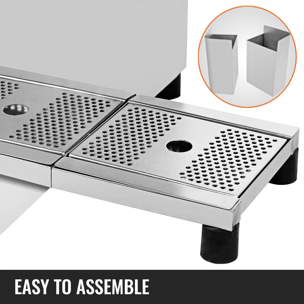 Exprimidor comercial VEVOR, extractor de jugo automático de 110 V, 120 W, capacidad de 20 a 30 zumos por minuto, con caja de filtro extraíble, tanque SUS 304, cubierta de PP y dos cubos recolectores de cáscara.