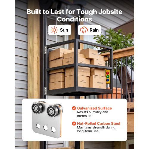 Profiilsiini rullvankrid 499 kg, 4 rattaga, 4 tk — pilt 6