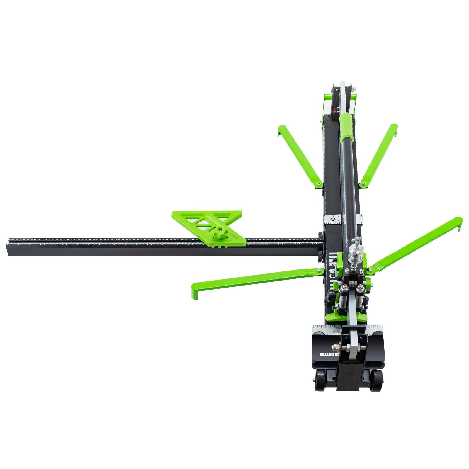 VEVOR 39 Inch Manual Tile Cutter w/ Precise Laser Positioning & Anti-sliding Rubber Surface Single Rail Four Brackets Suitable for Porcelain and Ceramic Floor Tiles