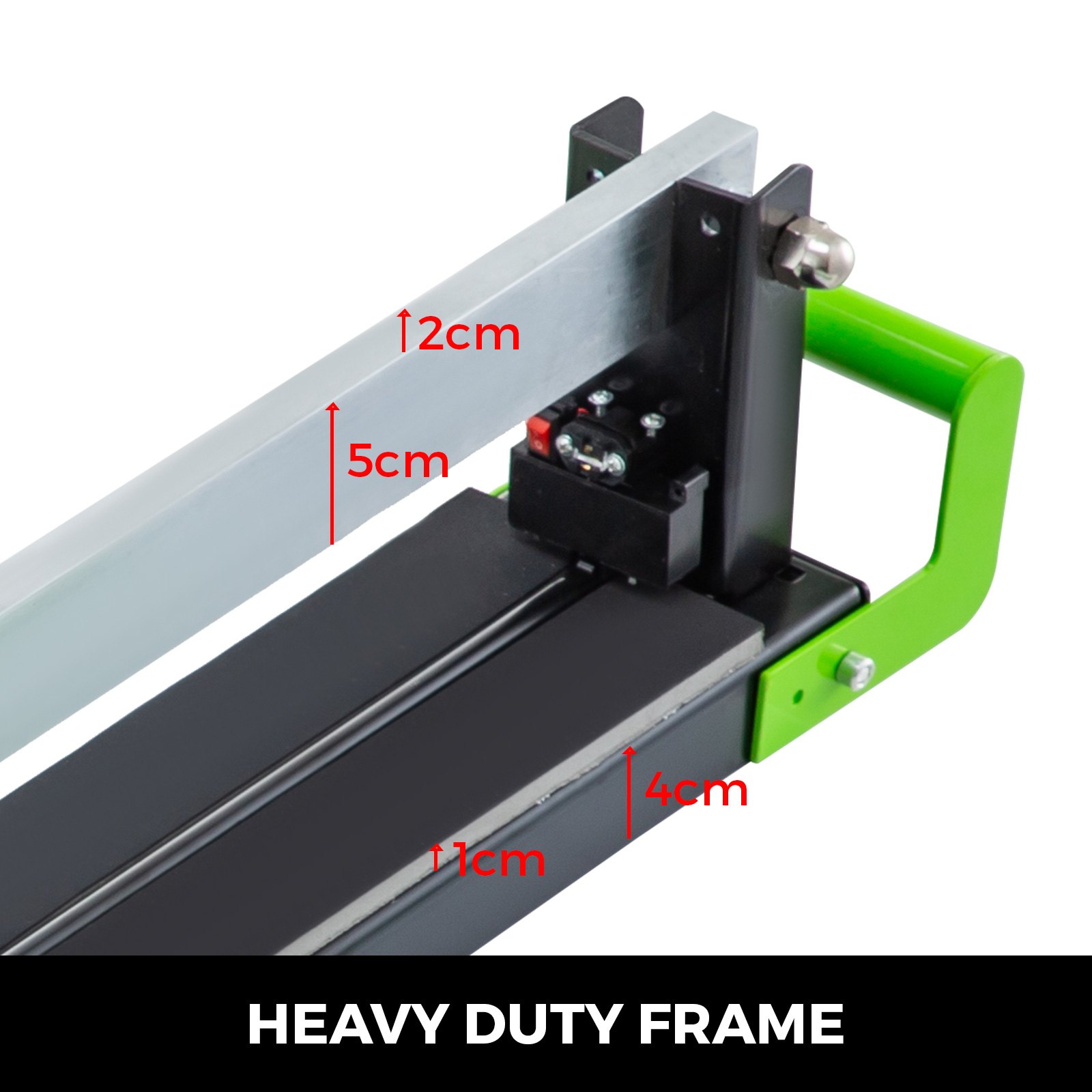 VEVOR 39 Inch Manual Tile Cutter w/ Precise Laser Positioning & Anti-sliding Rubber Surface Single Rail Four Brackets Suitable for Porcelain and Ceramic Floor Tiles