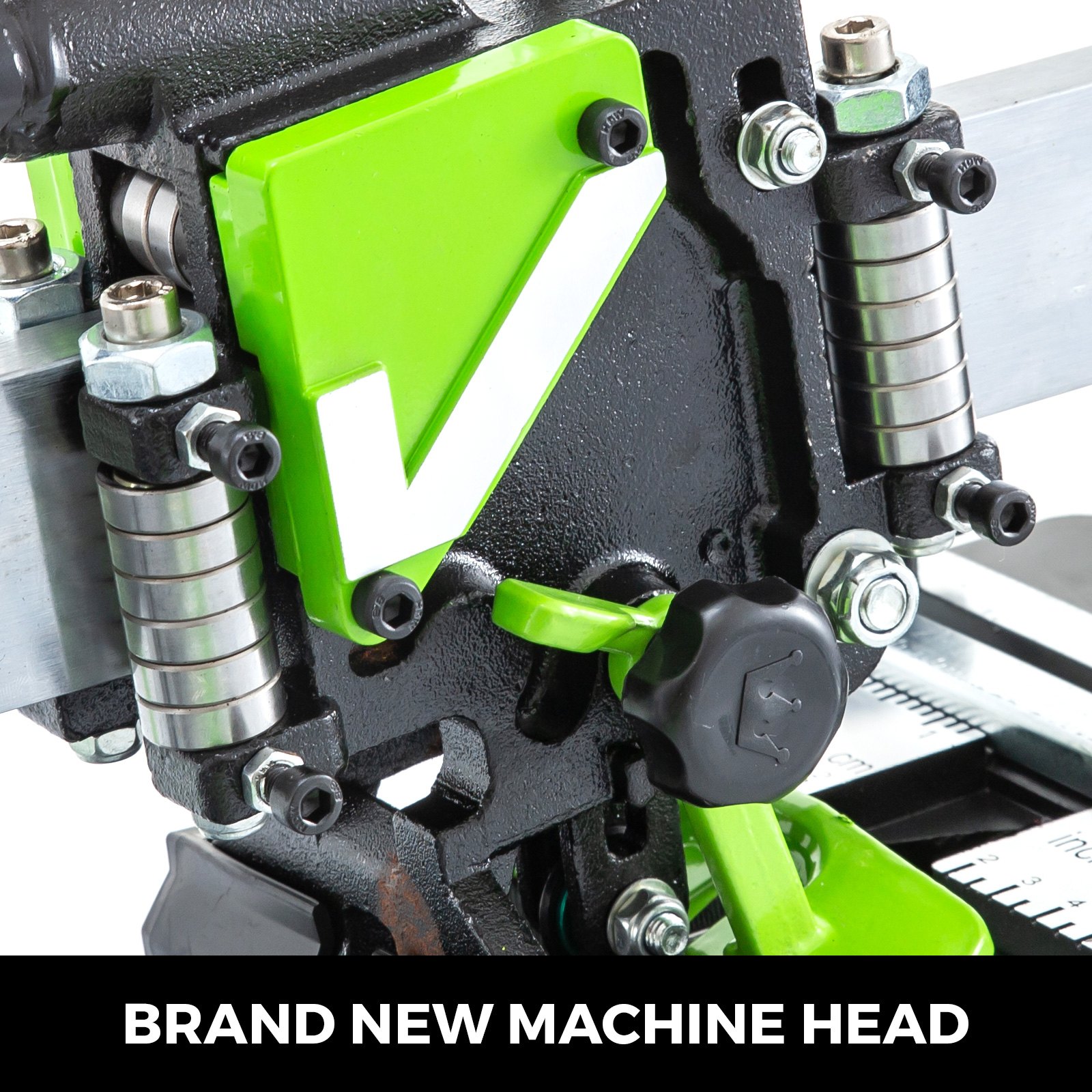 VEVOR 39 Inch Manual Tile Cutter w/ Precise Laser Positioning & Anti-sliding Rubber Surface Single Rail Four Brackets Suitable for Porcelain and Ceramic Floor Tiles