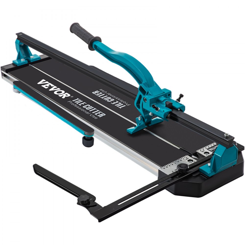 VEVOR tile cutter with ergonomic handle and precision cutting guide, for professional use.