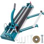 VEVOR 47Inch/1200mm Tile Cutter Double Rail Manual Tile Cutter 3/5 in Cap w/ Precise Laser Positioning Manual Tile Cutter Tools for Precision Cutter