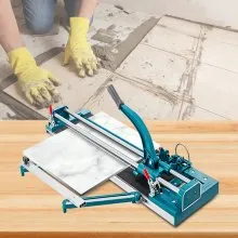 VEVOR 47Inch/1200mm Tile Cutter Double Rail Manual Tile Cutter 3/5 in Cap w/ Precise Laser Positioning Manual Tile Cutter Tools for Precision Cutting